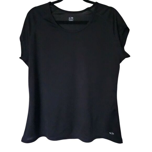 Champion Women's Black Short Sleeve Round Neck Top Size XXL - Picture 1 of 5